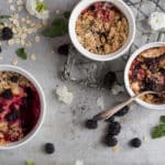 apple and blackberry oats